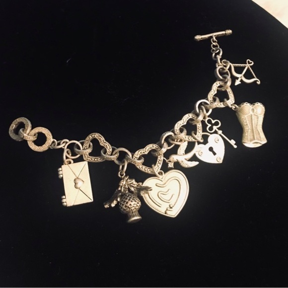 Silver tone Barbie Style Charm Bracelet - Picture 7 of 14
